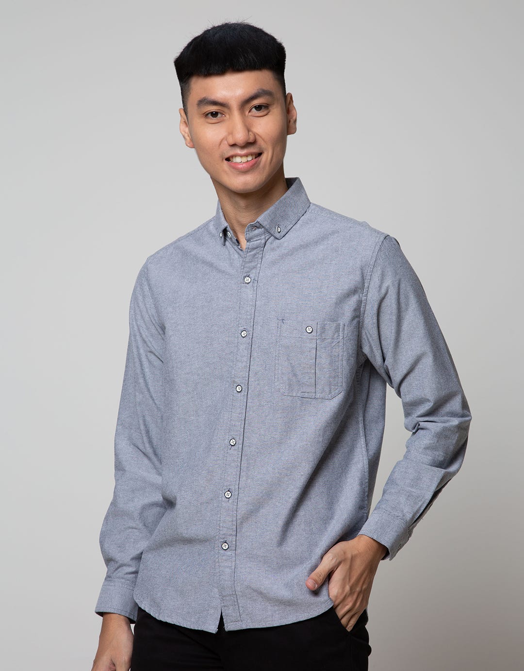 LR2 Kemeja Oxford Plain