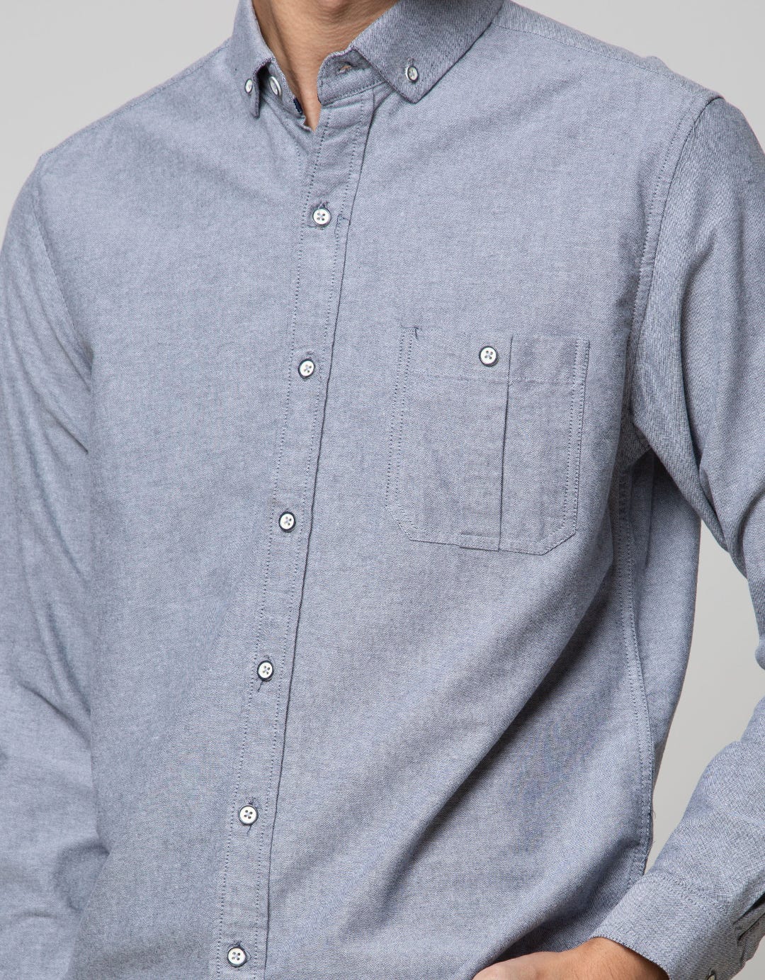 LR2 Kemeja Oxford Plain