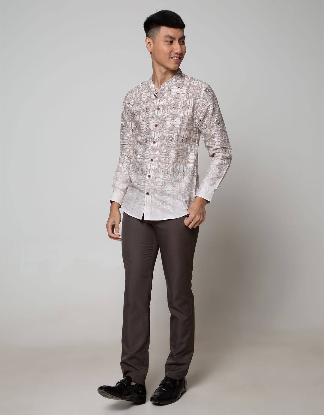 LR2 Kemeja Printing Changi Long Sleeve
