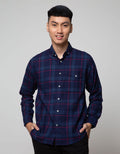Larusso Kemeja Flanel kotak