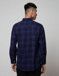 Larusso Kemeja Flanel kotak