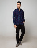 Larusso Kemeja Flanel kotak