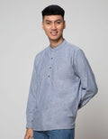 LR2 Kemeja Oxford Changi Polos Button Up