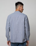 LR2 Kemeja Oxford Changi Polos Button Up