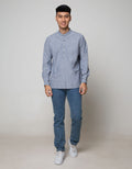 LR2 Kemeja Oxford Changi Polos Button Up