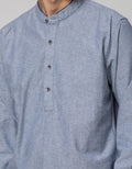 LR2 Kemeja Oxford Changi Polos Button Up