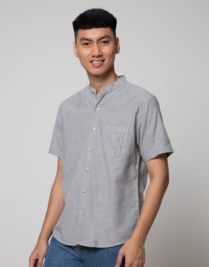 LR2 Kemeja Oxford Changi Polos Pocket