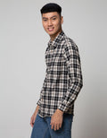 D'Britano Flannel Checked Long Sleeve Shirt