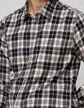 D'Britano Flannel Checked Long Sleeve Shirt