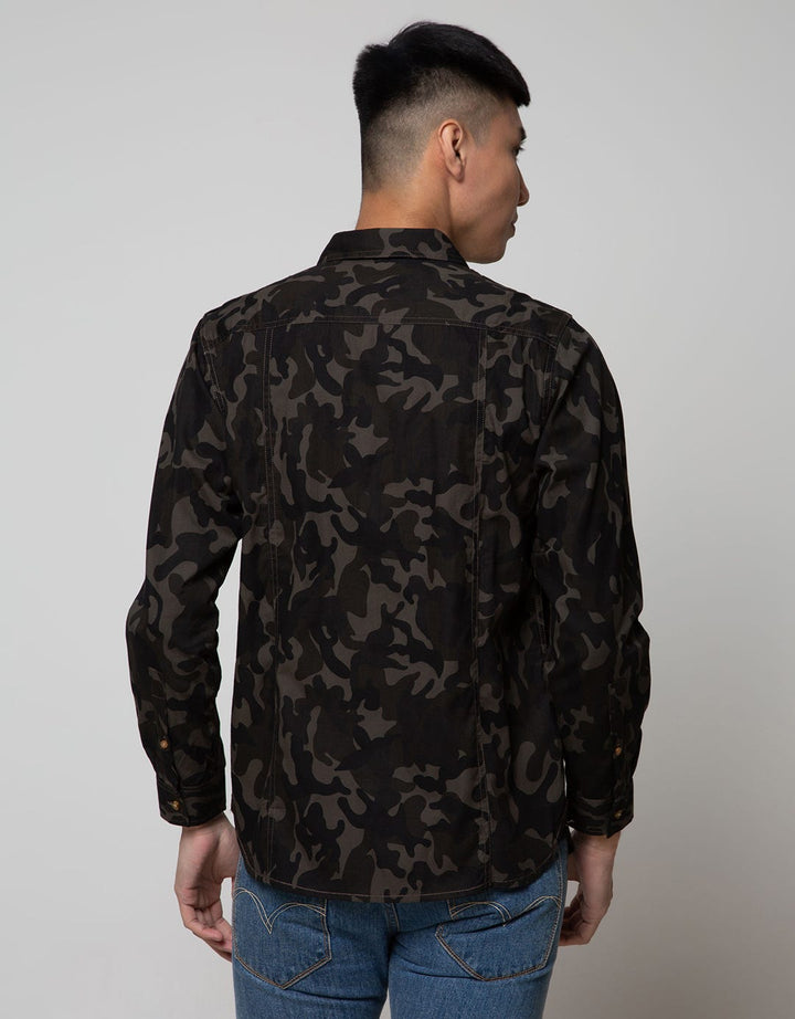D'Britano Camouflage Pocket Shirt