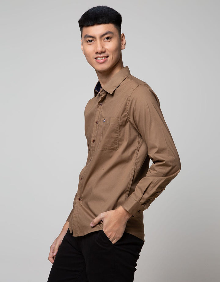 Ricardo Kemeja Plain Casual