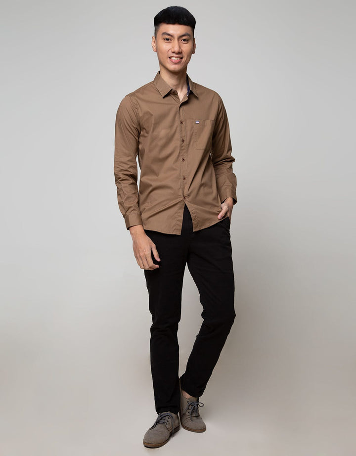 Ricardo Kemeja Plain Casual