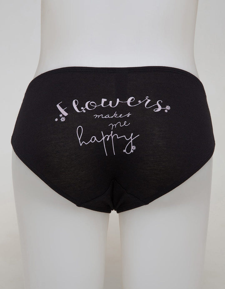 Nevada Mini Briefs Panty Flat Elastic Flower