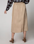 Details Maxi Skirt With Side Buttons