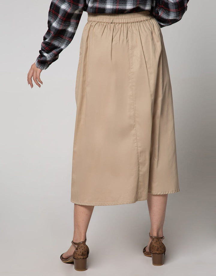Details Maxi Skirt With Side Buttons