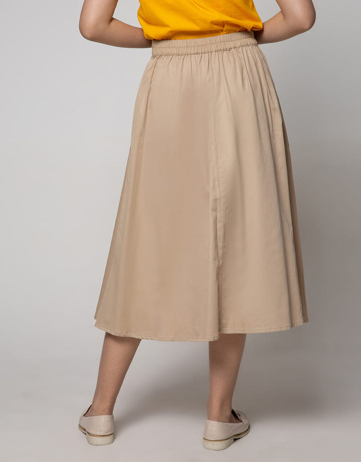 Details Maxi Skirt With Side Buttons