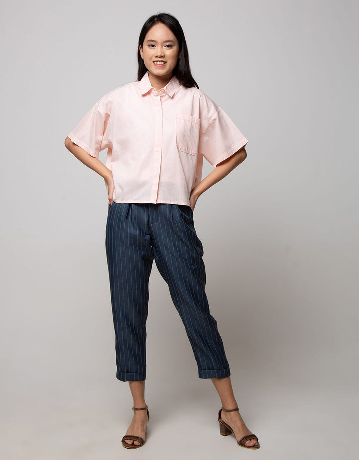 Nevada Long Pants Chino Stripe Semi Hemp
