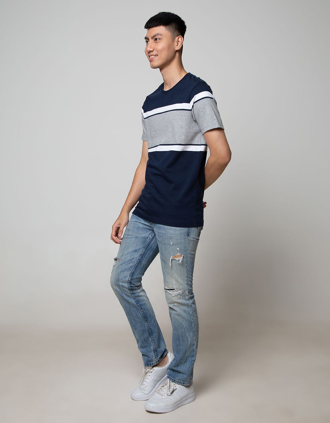 Country Fiesta Men'S T-Shirt Big Stripe