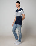 Country Fiesta Men'S T-Shirt Big Stripe
