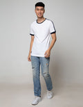 Country Fiesta Men'S T-Shirt Young Shoulder Stripe