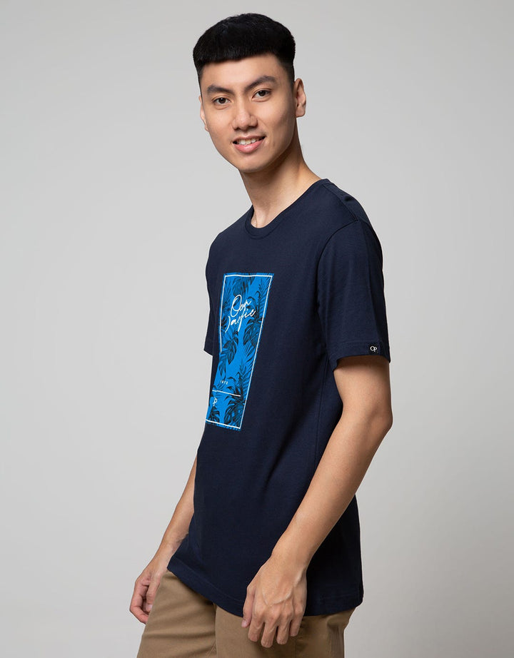 Ocean Pacific Mens T-Shirt Young Photoprint Leaves