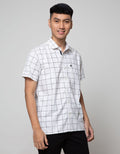 Ocean Pacific Mens Shirt Short Motif Kotak