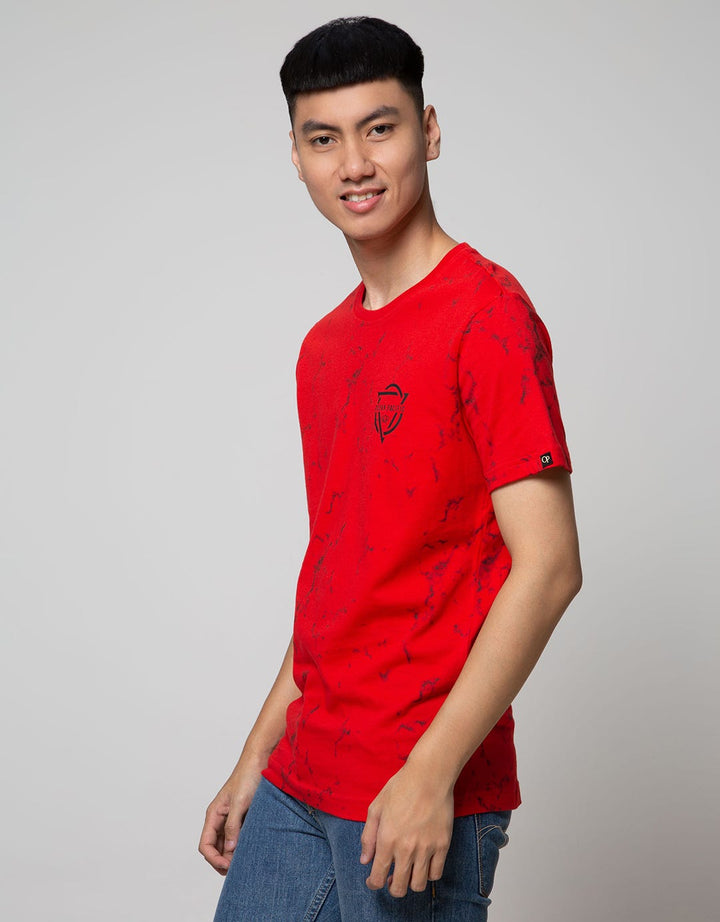 Ocean Pacific Mens T-Shirt Young Abstrak Print