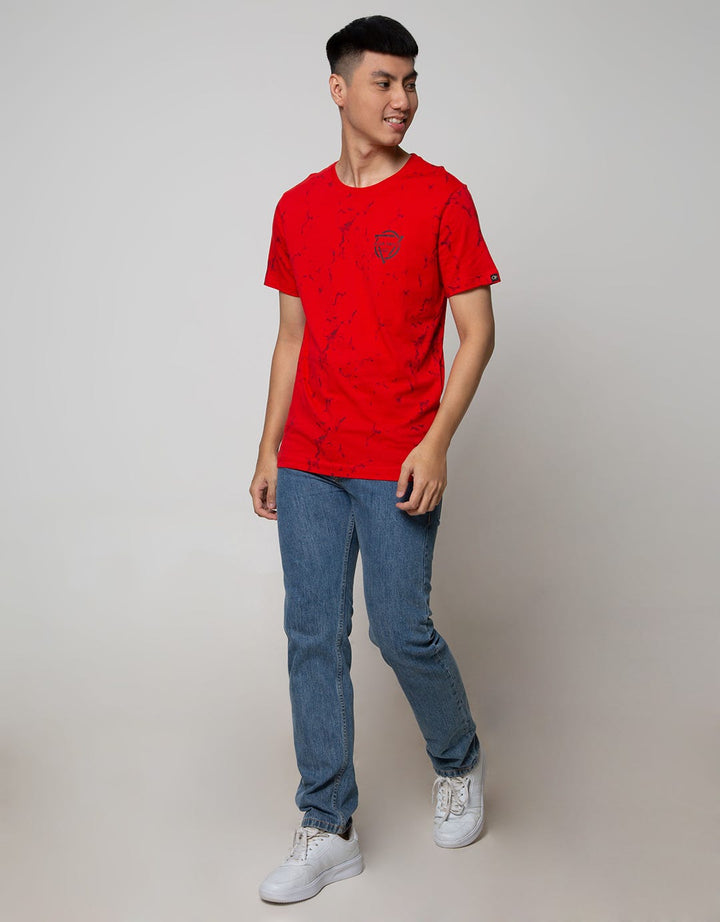 Ocean Pacific Mens T-Shirt Young Abstrak Print