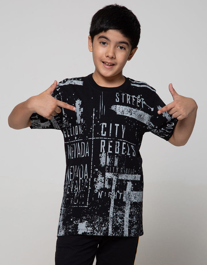 Nevada Short Sleeve T-Shirt City Rebels Splash