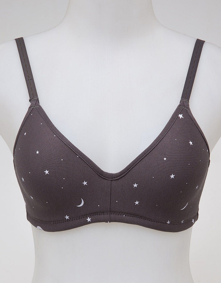 Nevada Non Push Up Regular Bra Star Print