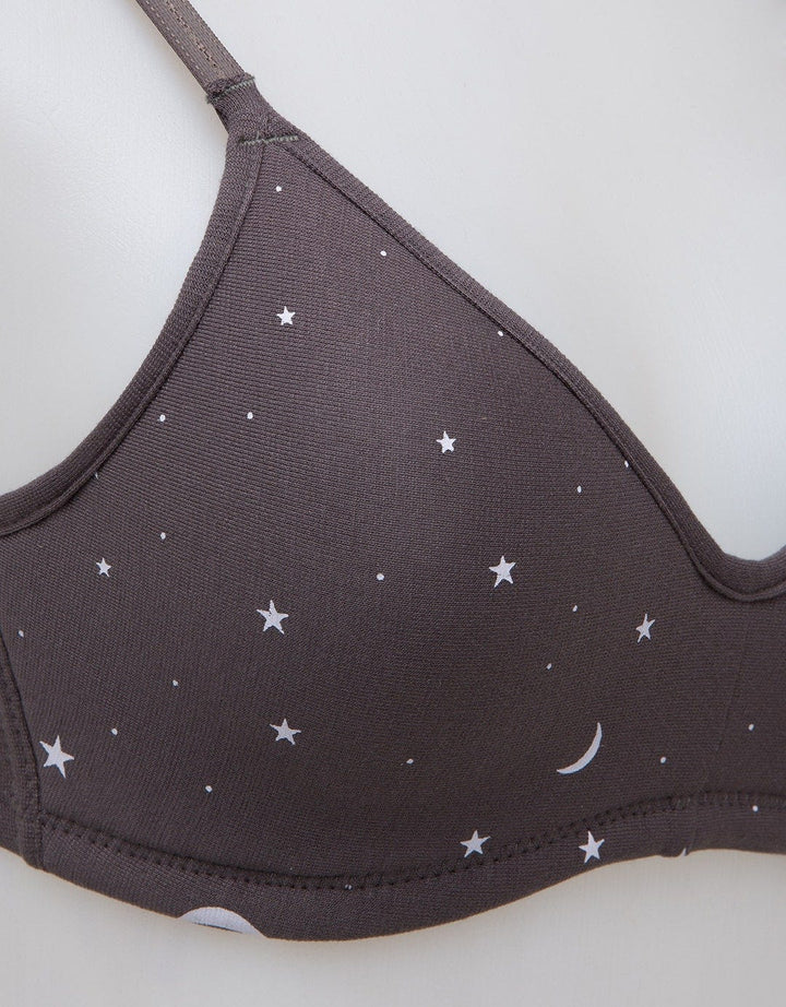 Nevada Non Push Up Regular Bra Star Print