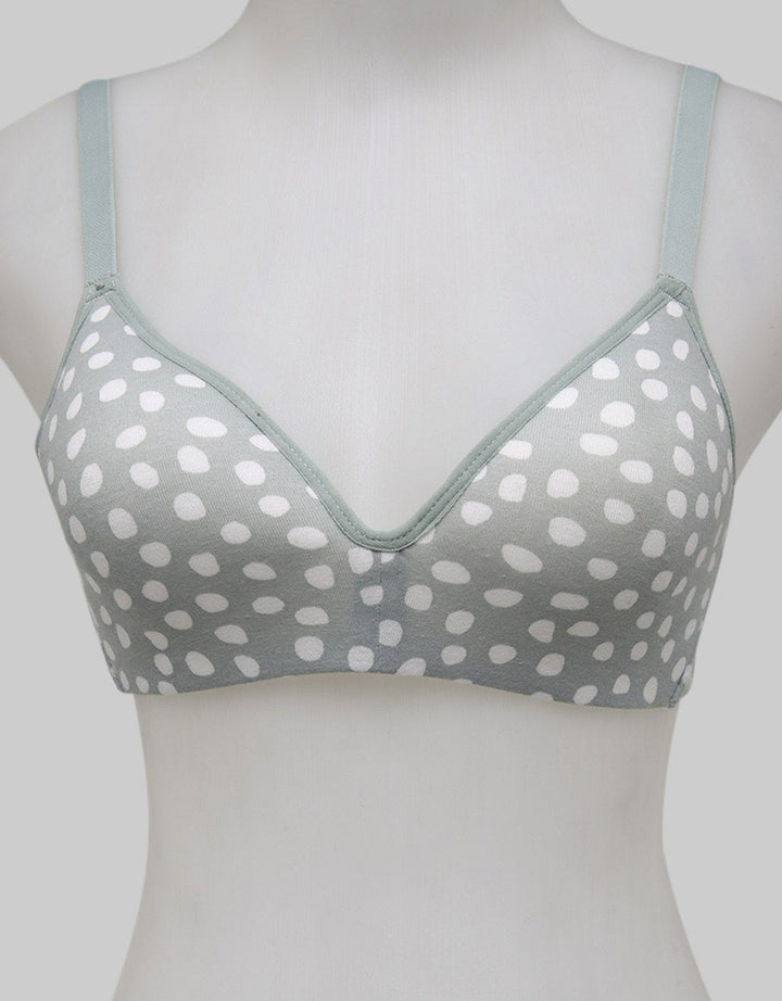 Nevada Non Push Up Regular Bra Pale Dot