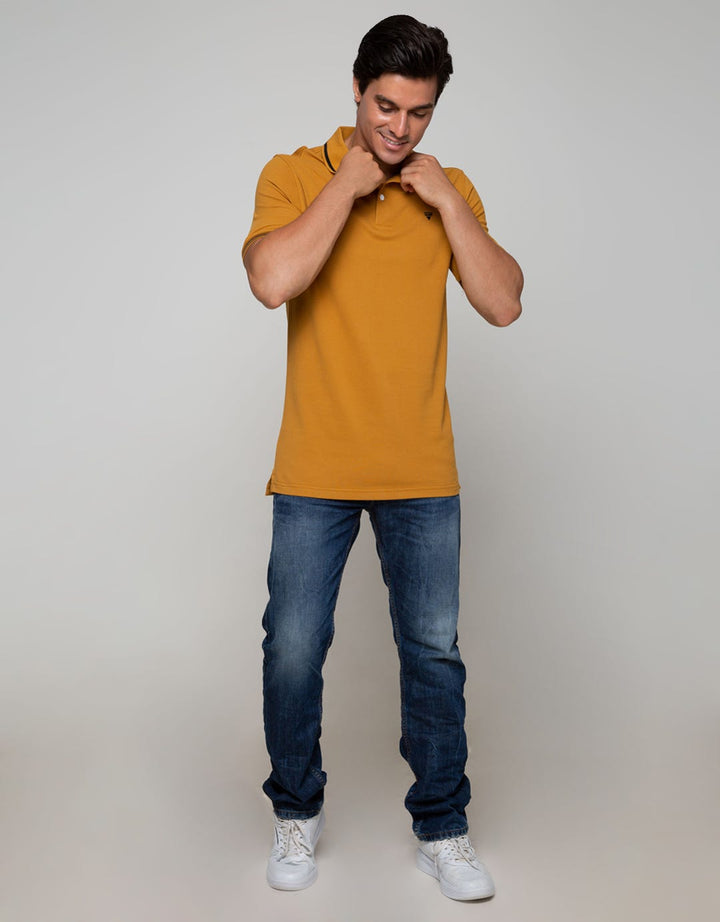 Gab's T-Shirt Kerah Pendek Garis Kontras