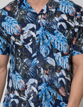 Gab's Short Sleeve Shirt with Full Print Motif