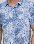 Gab's Short Sleeve Shirt Leaf Print