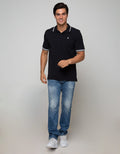 Gab's T-Shirt Kerah Pendek Garis Kontras