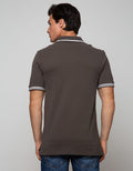 Gab's T-Shirt Kerah Pendek Garis Kontras