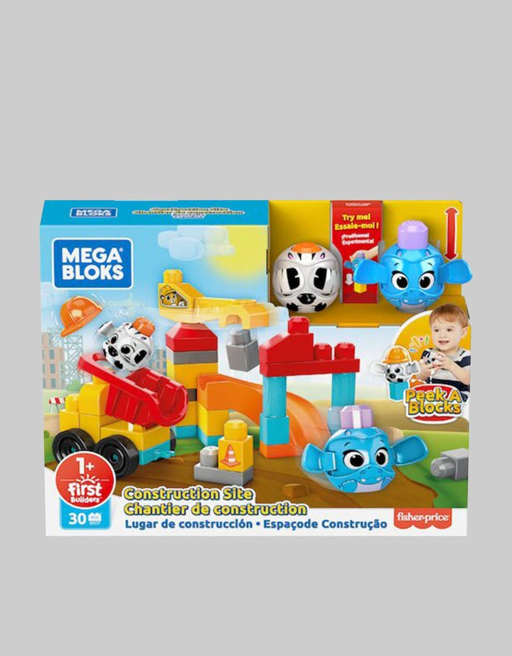Mega Bloks Peek a Blocks Construction Site