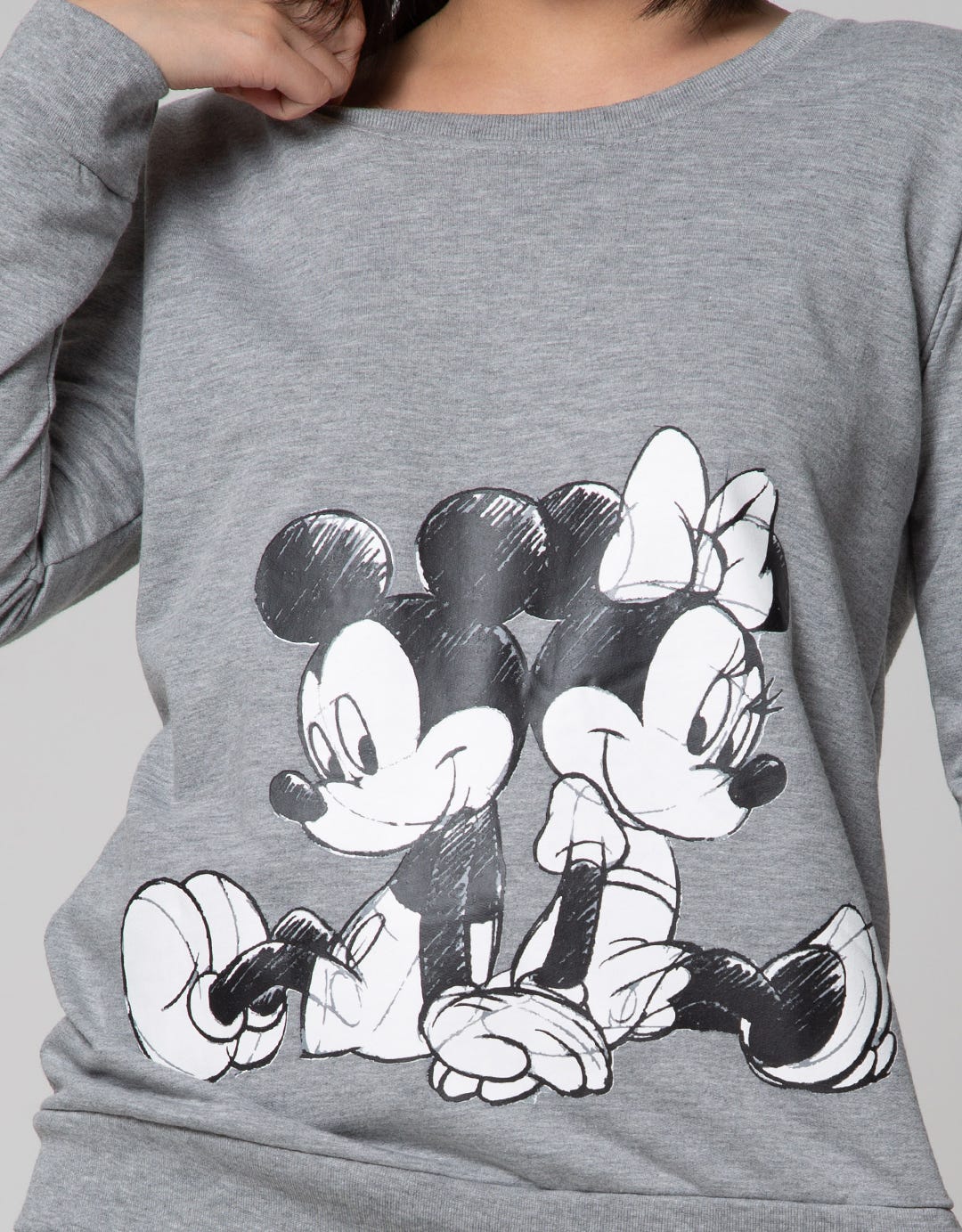 Disney Mickey Minnie Sketch Sweatshirt