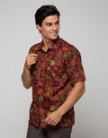 Adikusuma Colorful Leaf Shirt