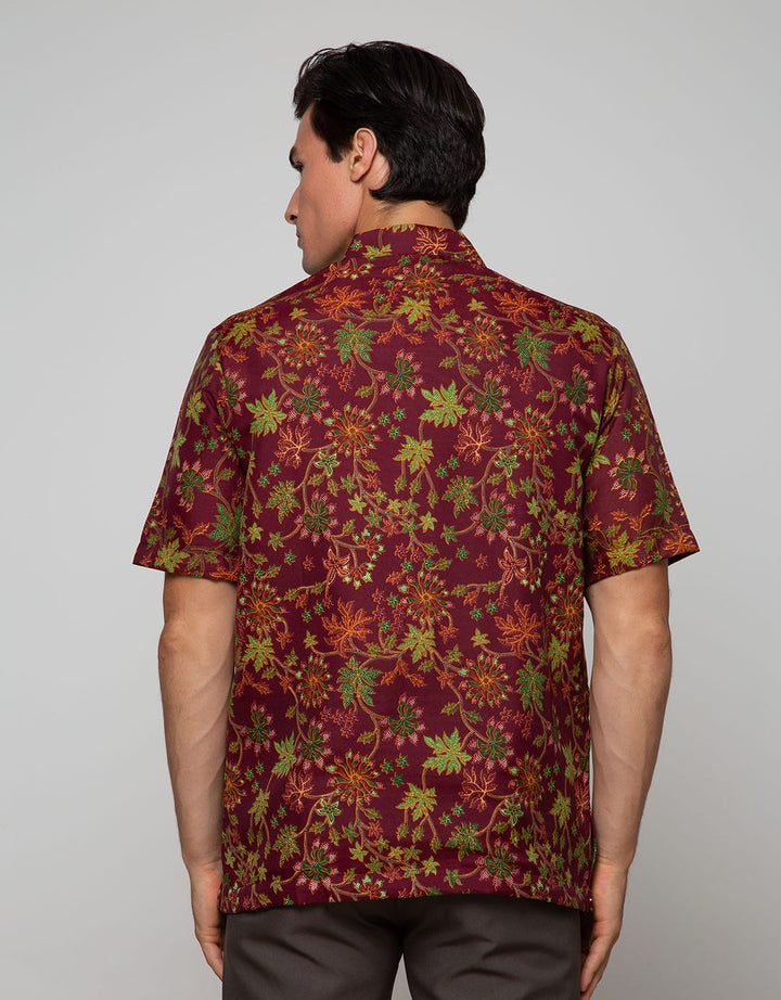 Adikusuma Colorful Leaf Shirt