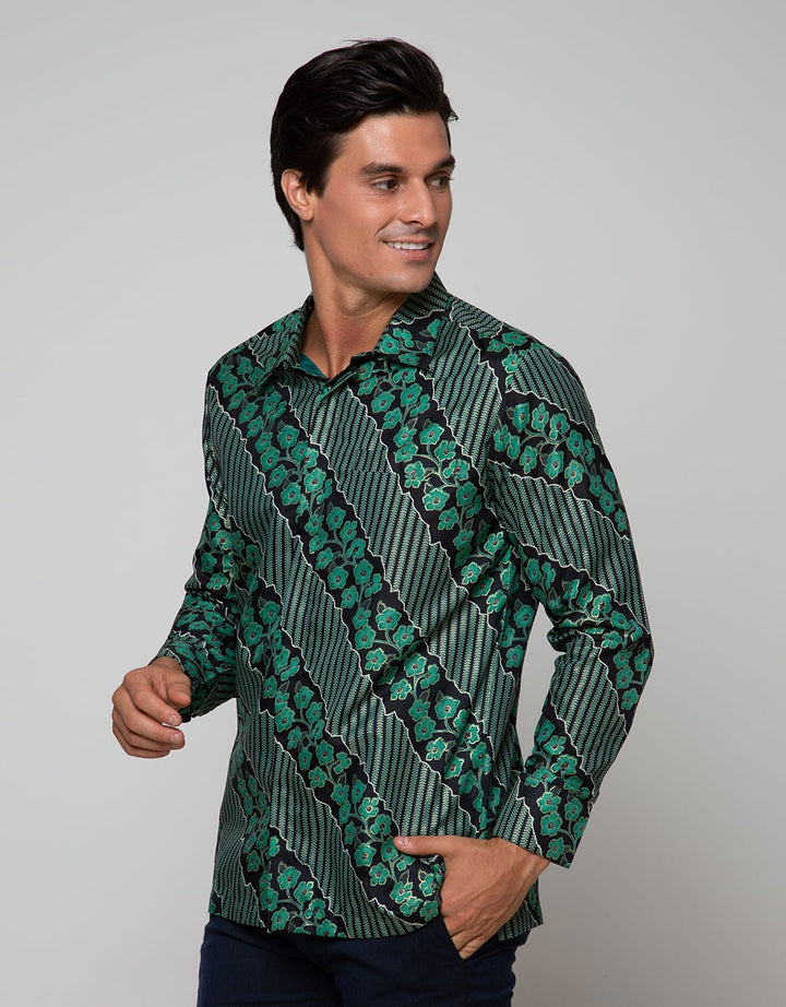 Adikusuma Flower Slope Batik Shirt
