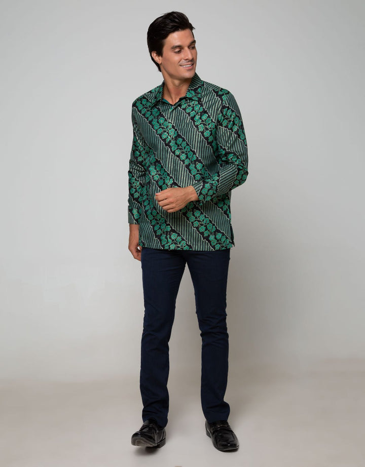 Adikusuma Flower Slope Batik Shirt