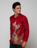 Adikusuma Batik Shirt with Ceplok Background