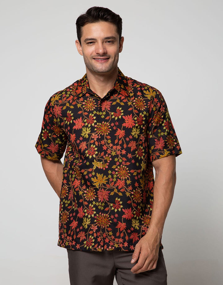 Adikusuma Colorful Leaf Shirt