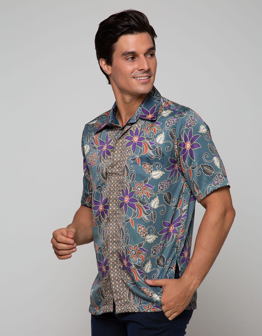 Adikusuma Hem Batik Flora