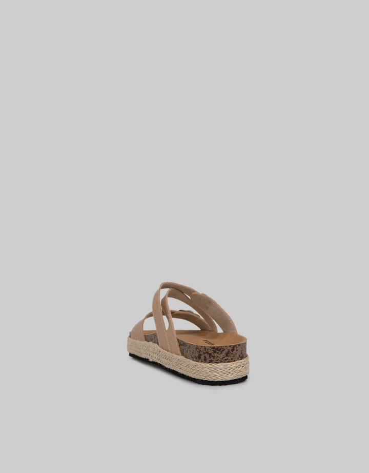 Nevada Slipper Sandals Strappy Buckle
