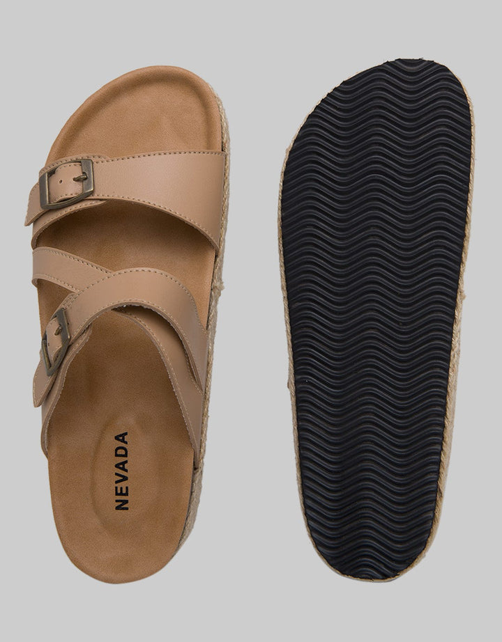 Nevada Slipper Sandals Strappy Buckle