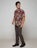 Adikusuma Tradisional Batik Print Hem Pria