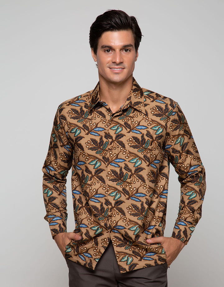 Adikusuma Kemeja Batik Pucuk Daun